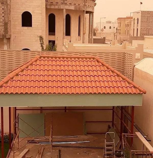 قرميد فخار وواجهات تراثية - تنفيذ مناسب لخدمة المنطقة المركزية
