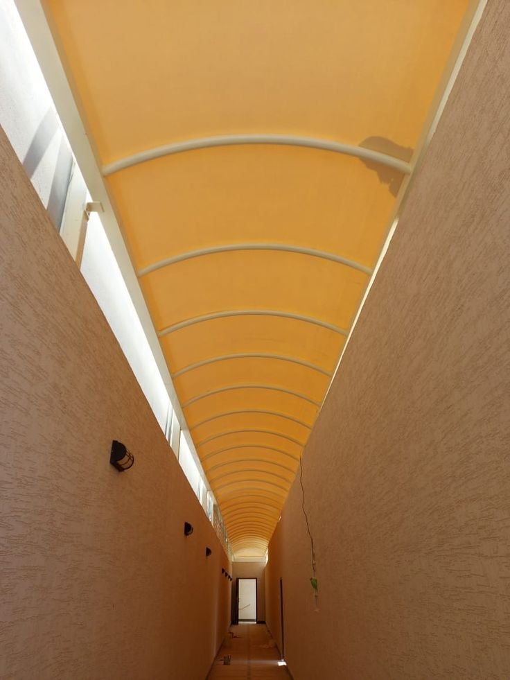 تغطية ممرات ومظلات منشآت - توريد وتركيب حسب الطلب