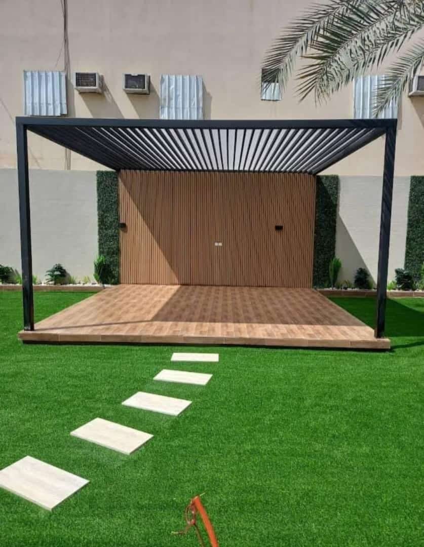 سواتر مظلات وديكورات خارجية - تنفيذ مناسب لخدمة العاقول